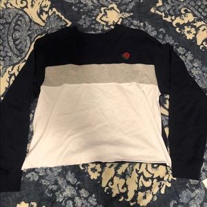 Rose Long Sleeve Crop Top